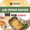 Papier do Air Fryera 20x20 cm (100 szt.) – Nieprzywierające Wkłady Pergaminowe