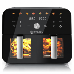 AirFryer BYRGEN DuoBarri - Dwukomorowa frytkownica beztłuszczowa