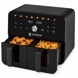 AirFryer BYRGEN DuoBarri - Dwukomorowa frytkownica beztłuszczowa