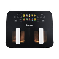 Frytkownica beztłuszczowa z dwiema komorami - Air Fryer BYRGEN Twin Zone