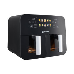 Frytkownica beztłuszczowa z dwiema komorami - Air Fryer BYRGEN Twin Zone